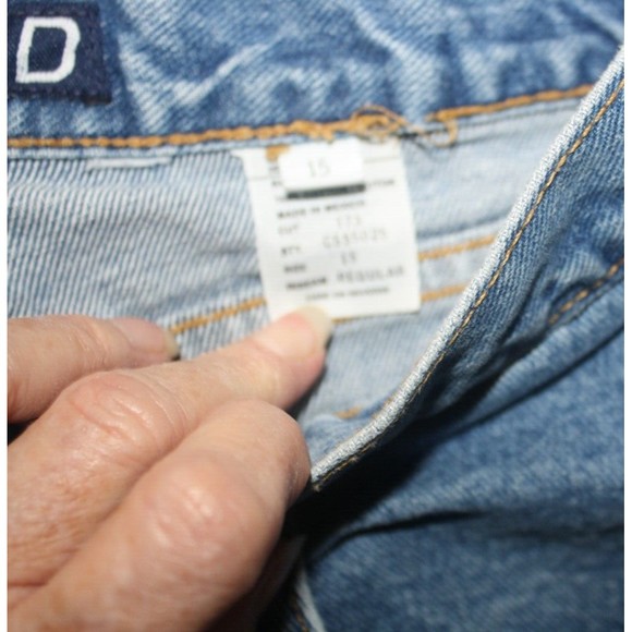 Cruel Girl Relaxed Fit Straight Leg Denim Jeans Blue Medium Wash Women's 15 Reg - Picture 6 of 8